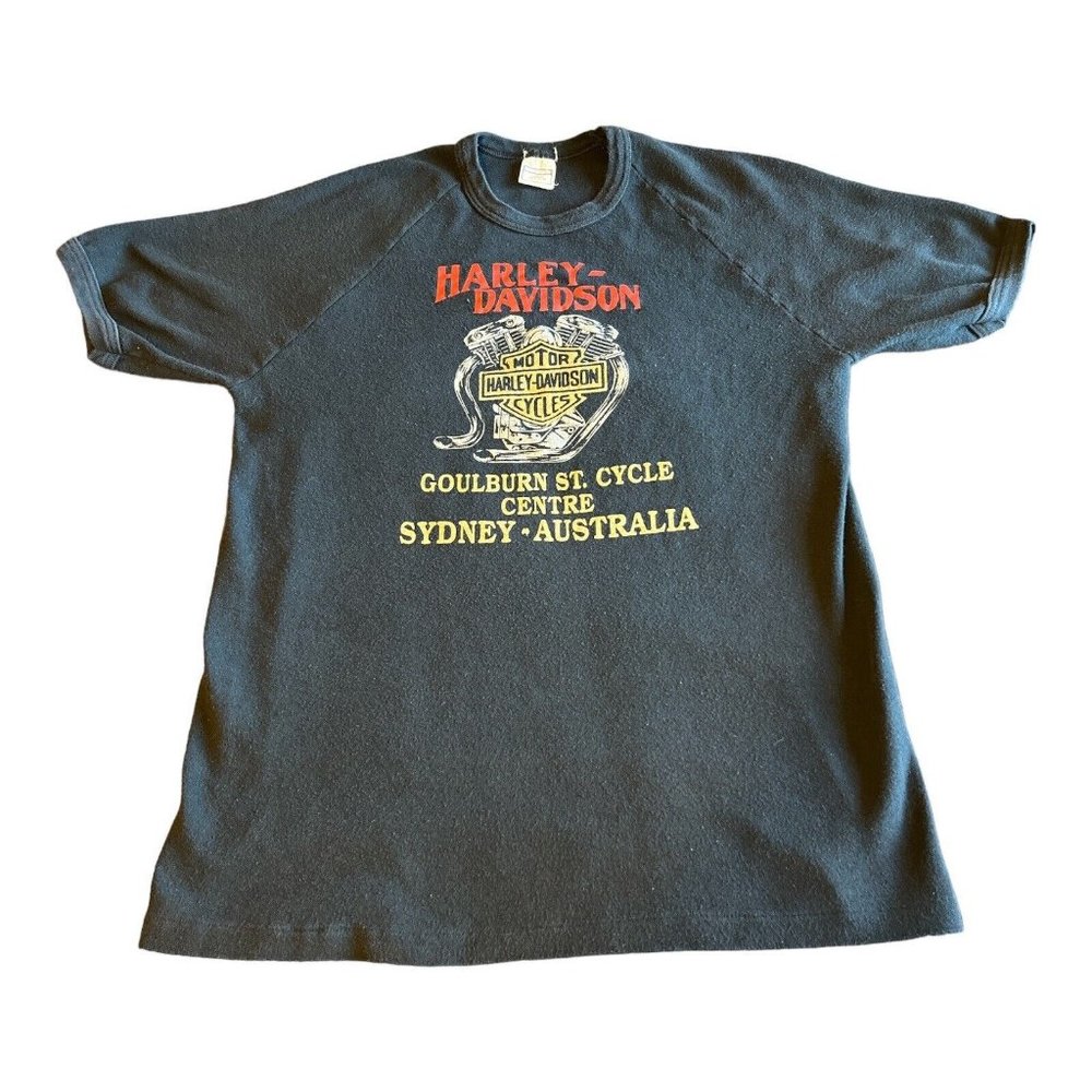 Harley Davidson 80’s Shirt Sydney Australia Goldburn St. Cycle Centre Size Small